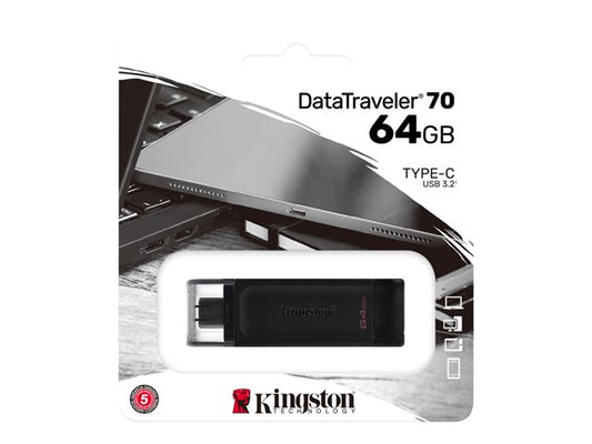 Kingston Memoria USB 64GB USB-C Datatraveler 70