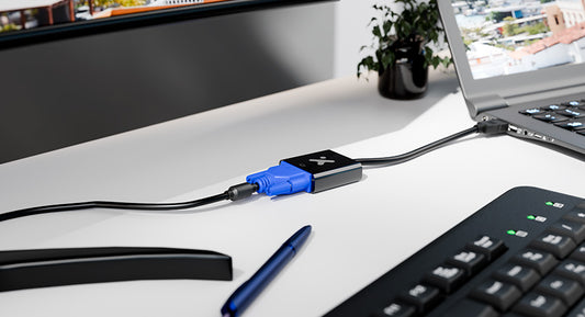 Xtech-Video Adapter HDMI male to VGA female Black XTC-384