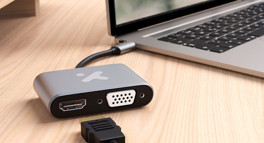 Xtech Adpt Type C male to HDMI female + VGA female -XTC-542