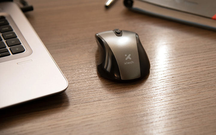 Xtech Mice - Xtech Mse Wls 2.4 GHz 4-button 1600dpi gray XTM