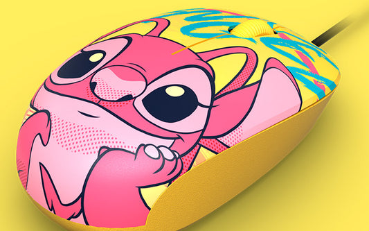 Xtech Mouse - Xtech Disney Stich Wired mouse 1200dpi Yellow