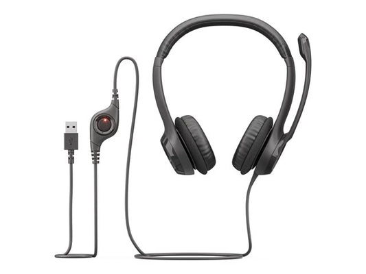 Logitech Audifono H390 USB Negro