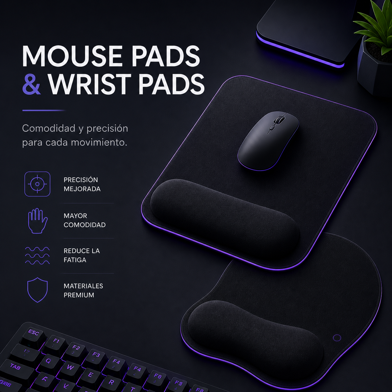 Mouse Pads y Wrist Pads