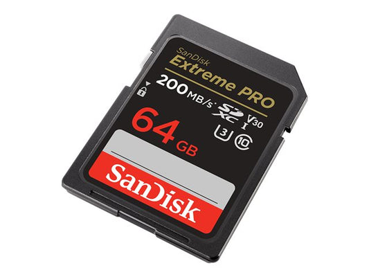 SanDisk Tarjeta de Memoria 64GB Extreme PRO SDXC UHS-I Card