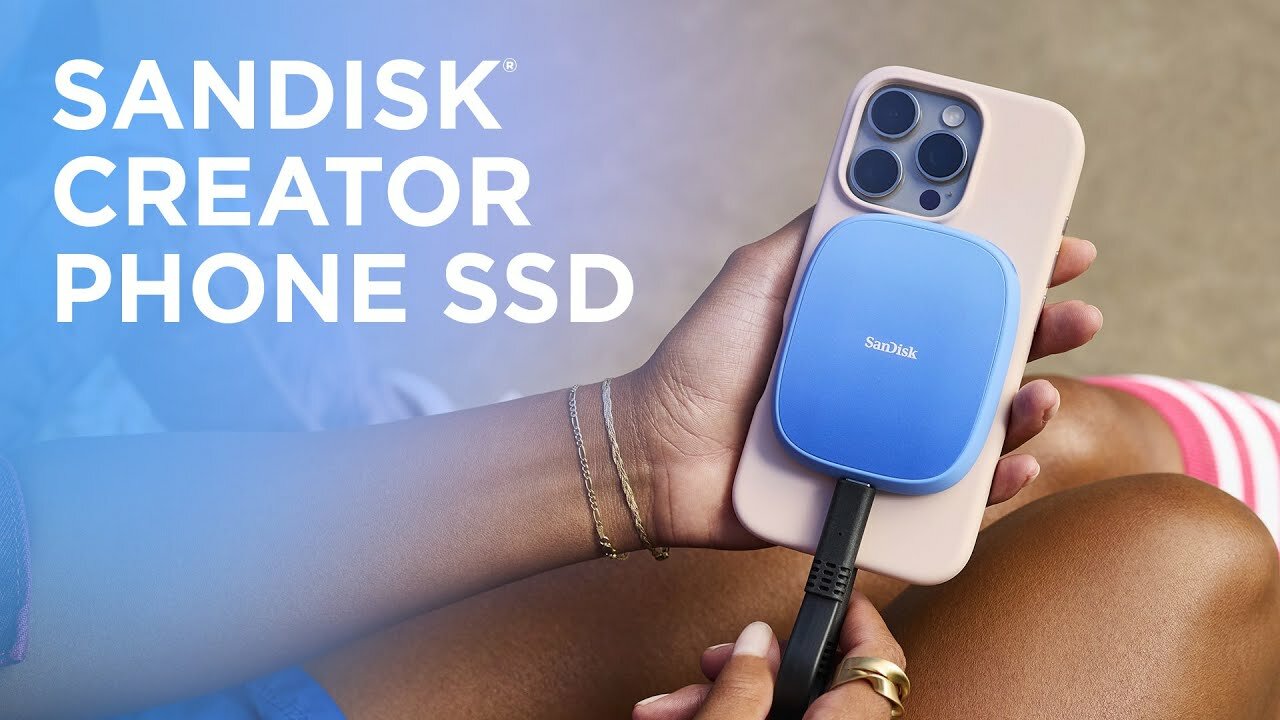 SanDisk SSD Externo 1TB Creator Portable Phone SSD USB 3.2 G