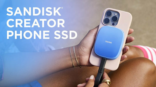 SanDisk SSD Externo 1TB Creator Portable Phone SSD USB 3.2 G