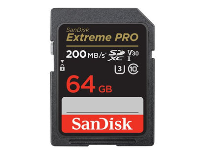 SanDisk Tarjeta de Memoria 64GB Extreme PRO SDXC UHS-I Card