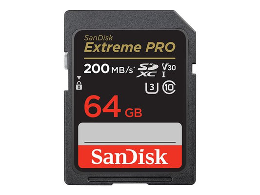 SanDisk Tarjeta de Memoria 64GB Extreme PRO SDXC UHS-I Card