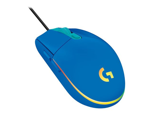 Logitech Mouse Gamer G203 Lightsync Azul