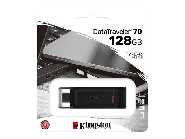 Kingston Memoria USB 128GB USB-C DataTraveler 70