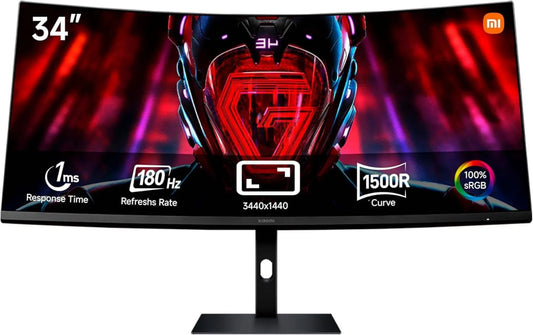 Xiaomi Monitor Curvo 34" G34WQi 21:9 3440x1440 180Hz HDMI-DP