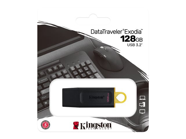 Kingston Memoria USB 128GB USB 3.0 DataTraveler Exodia