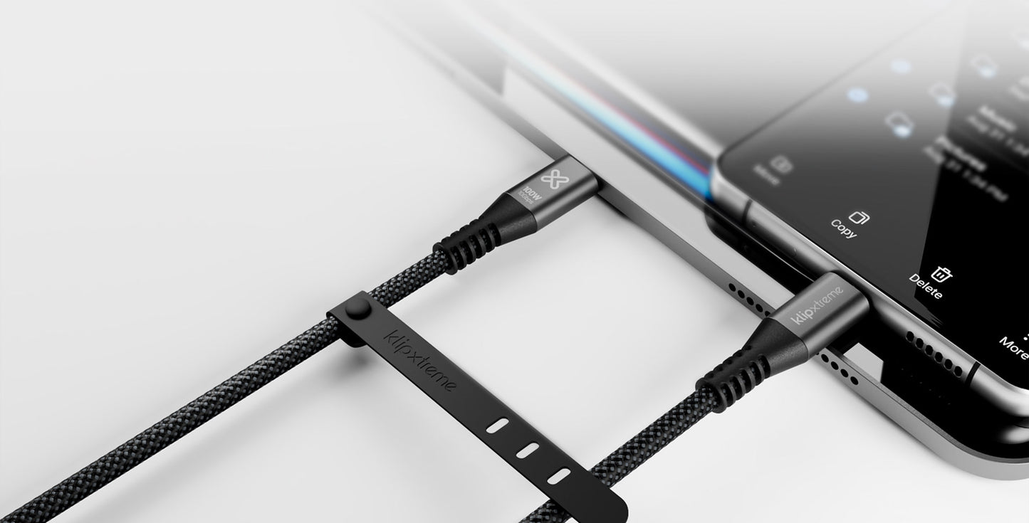 Klip Xtreme Cable - Klip Xtreme Cable Trenzado USB-C PowerGo 3 METROS