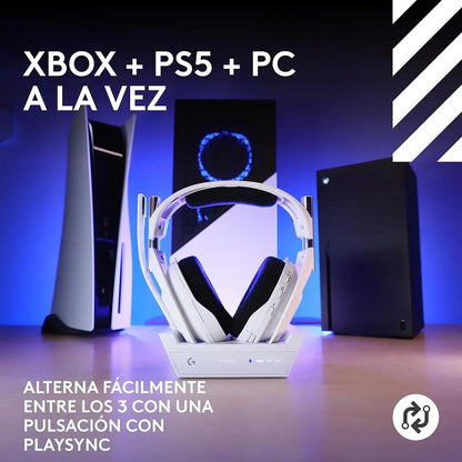 Logitech Audifono Gamer Inal Astro A50 X Lightspeed Blanco