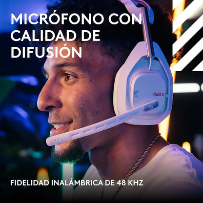 Logitech Audifono Gamer Inal Astro A50 X Lightspeed Blanco