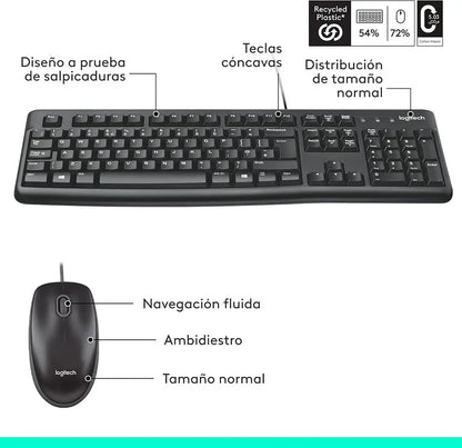 Logitech Combo MK120 Espanol