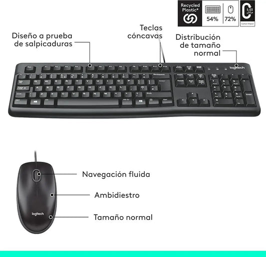 Logitech Combo MK120 Espanol
