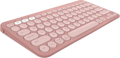Logitech Teclado inalambrico Pebble Keys 2 K380s Rosado
