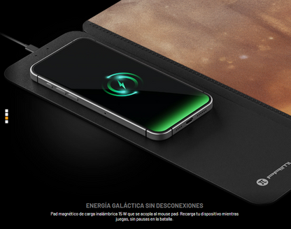Primus Gaming Mouse - PGLC Mouse pad con carga inalambrico