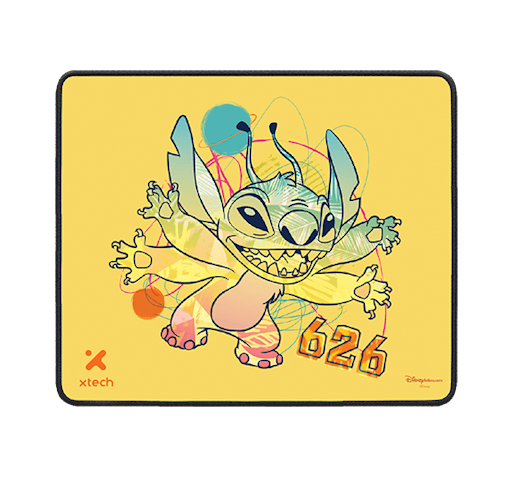 Xtech Mouse - Xtech Mouse Pad Lilo y Stitch Amarillo XTA-D10