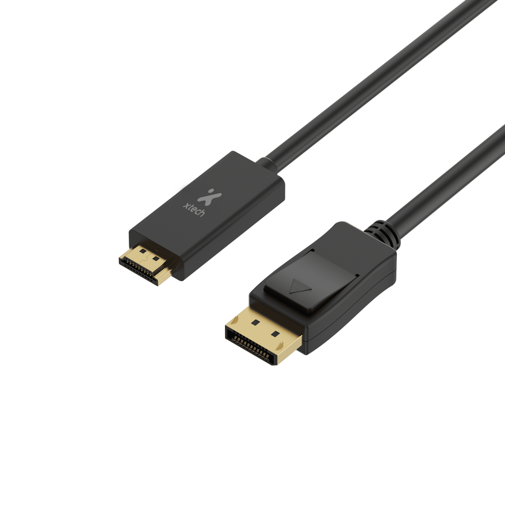 Xtech Cable - Xtech cable Dis Pt m to HDMI m 3m black XTC-35