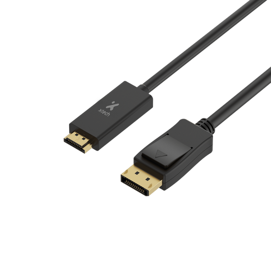 Xtech Cable - Xtech cable Dis Pt m to HDMI m 3m black XTC-35