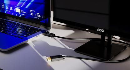 Xtech Cable - Xtech cable Dis Pt m to HDMI m 3m black XTC-35