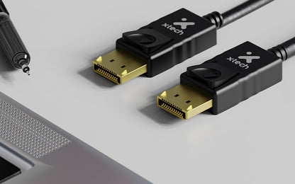 Xtech DP Cable DisplayPort DP m to DisplayPort m 6ft XTC-379