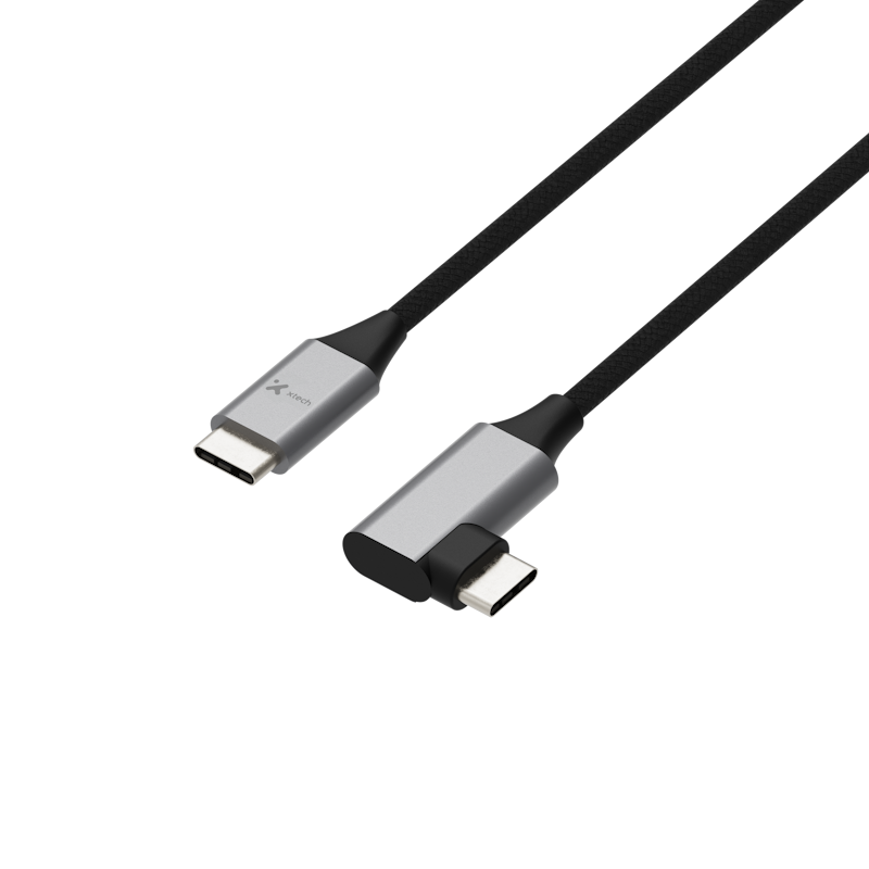 Xtech Cable - Xtech USB-C 2.0m to m cable with right-angle