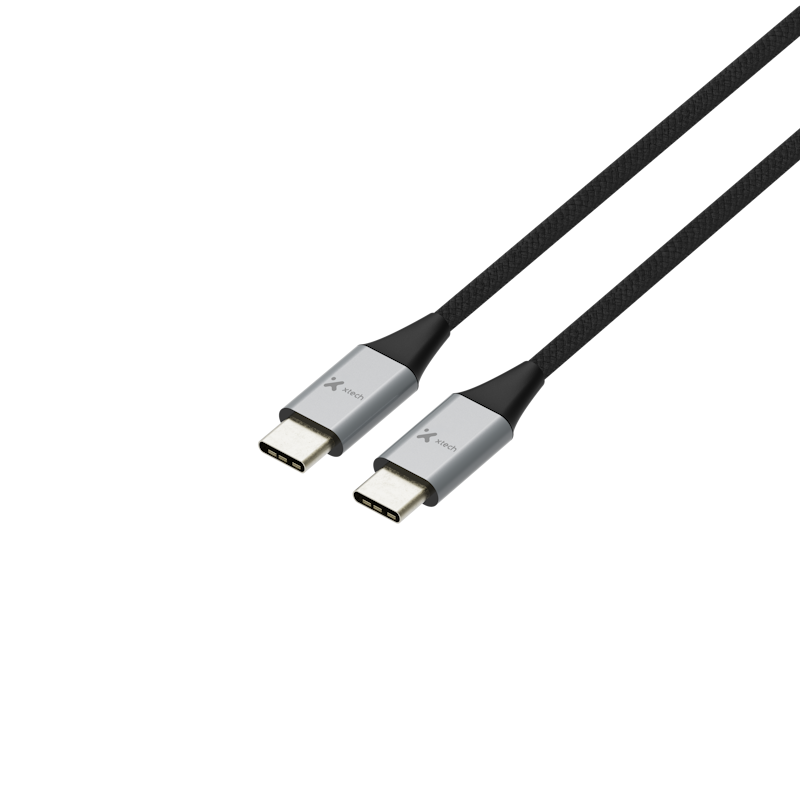 Xtech Cable - Xtech USB-C 2.0 male to male cable 3.66m braid