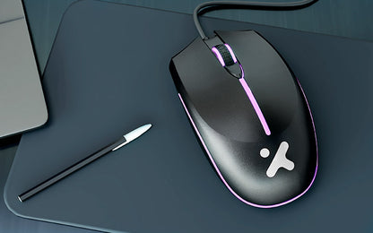 Xtech Mice - Xtech Mse Wired with light 4-button 2400dpi