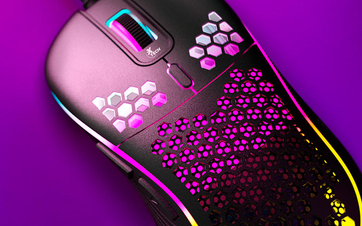 Xtech mouse gaming 6 botones hasta 3200DPI USB