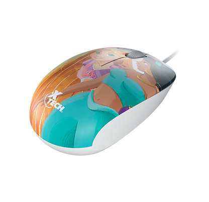 Xtech Mouse - Xtech Disney Princess Wired mouse 1200dpi XTM-