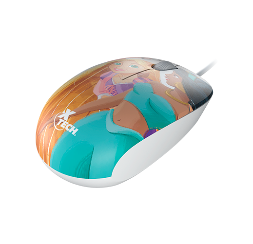 Xtech Mouse - Xtech Disney Princess Wired mouse 1200dpi XTM-
