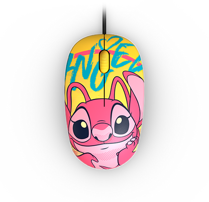 Xtech Mouse - Xtech Disney Stich Wired mouse 1200dpi Yellow