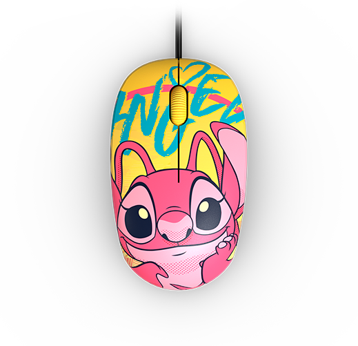 Xtech Mouse - Xtech Disney Stich Wired mouse 1200dpi Yellow