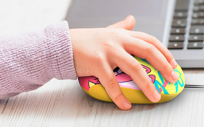 Xtech Mouse - Xtech Disney Stich Wired mouse 1200dpi Yellow