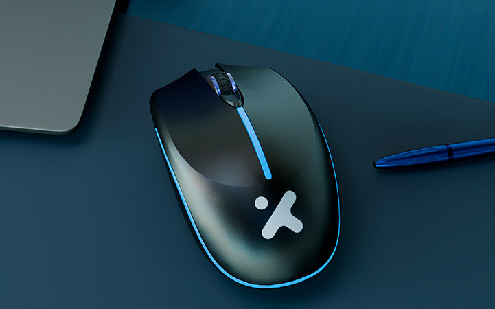 Xtech Mice - Xtech Mse Wls with light 2.4 GHz 4-button 3200d