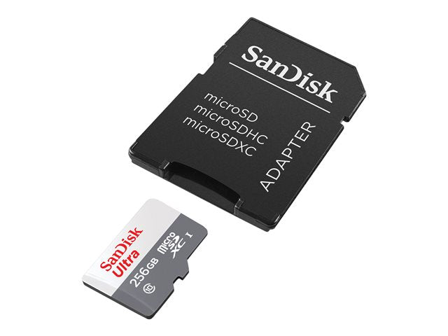 SanDisk Tarjeta de Memoria 256GB MIcroSDXC ULTRA w/adapter U