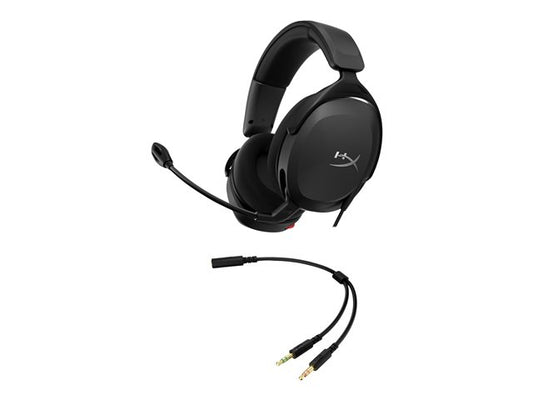 HyperX Cloud Stinger 2 Core Headset - full size - wired - black - for Victus by HP Laptop 15, 16 Eli