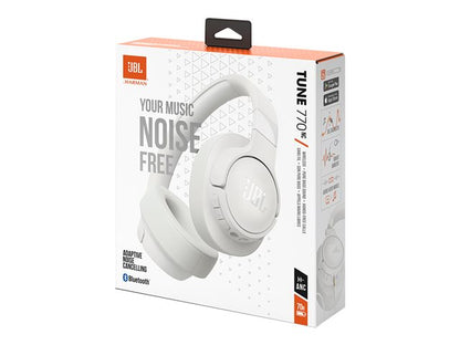 JBL Tune 770 BT Headphone Noise Cancelling Over Ear White