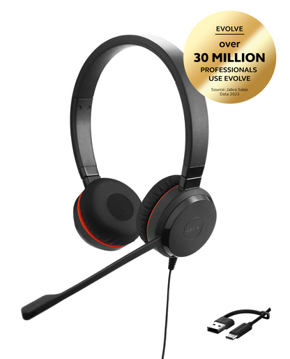 Jabra Evolve 20 SE USB C/A MS Stereo