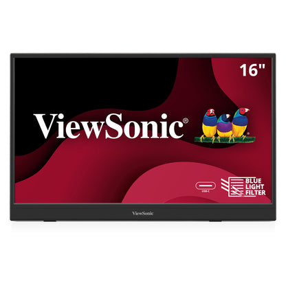 VIEWSONIC Monitor 16" VA1653 ULTRAPORTABLE HDMI MINI/USB C/1
